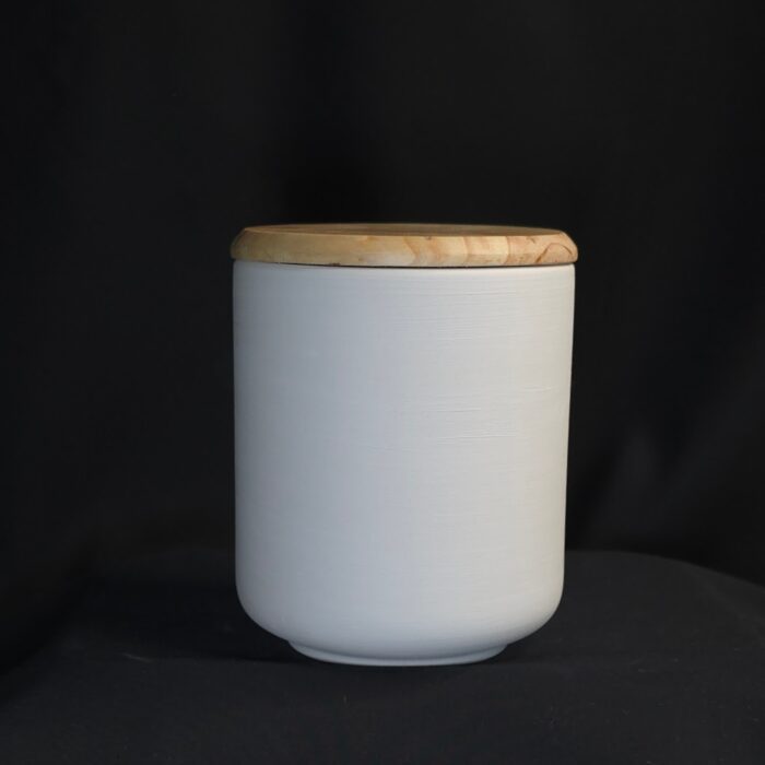 Dose mit Holzdeckel Klein